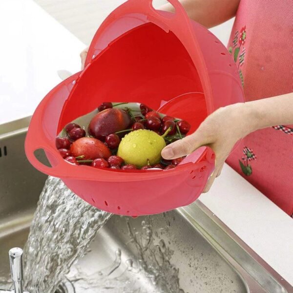 Smart Washing Bowl Strainer Cum Basket