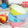 Animal Cartoon Colorful Plastic Bowl 4 Pieces set with 4 Spoons