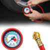 Heavy Duty Tire Air Pressure Meter Gauge - Assorted color