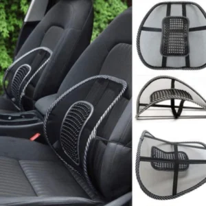 Car Seat Mesh Ventilate Cushion Pad with Back Lumbar Support