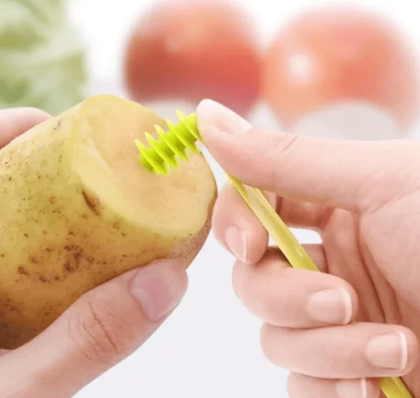 Manual Plastic Vegetables Spiral Screw Rotate Slicer / Spiral Cutter