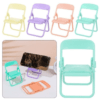 Mini Chair Mobile Stand Chair Shape Mobile Holder Tabletop
