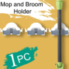 Wall Mounted Mop & Broom Hanger Holder