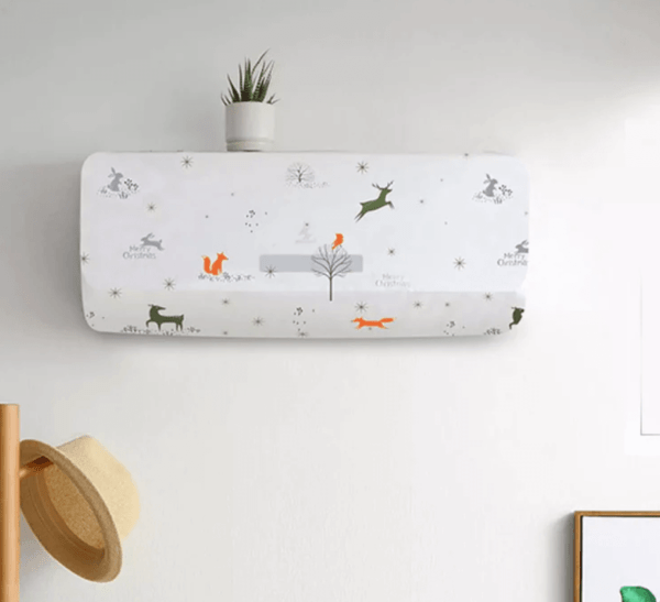 Waterproof Folding Printed Air Conditioning Dust Cover Split AC Cover