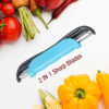 Double Edge 2 in1 Vegetable peeler (Assorted color)