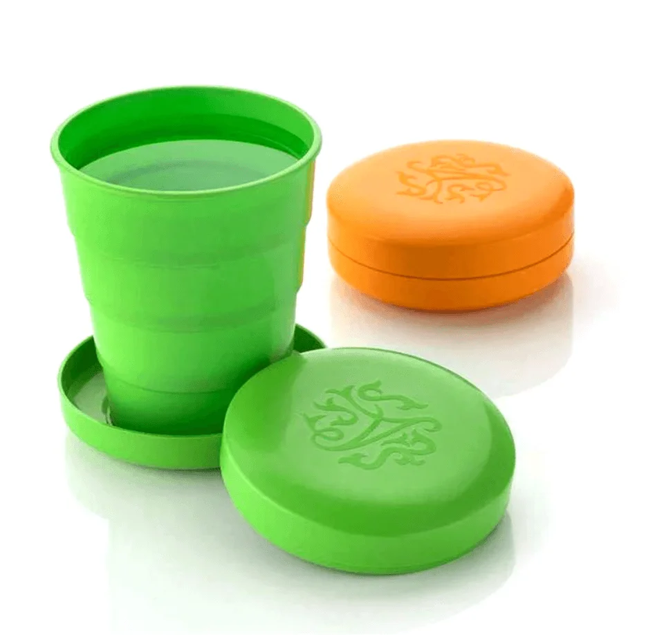 Unbreakable Magic Cup Folding Pocket Glass for Traveling