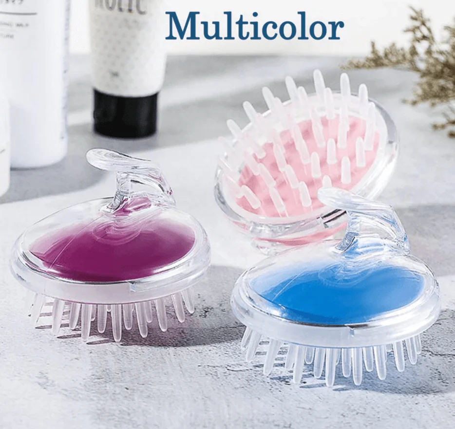Unisex Silicone Head Massager (assorted color)