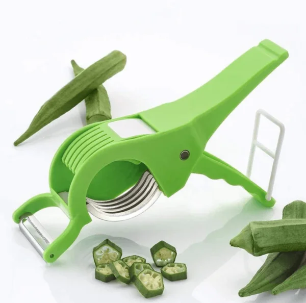 Cutter & Peeler Vegetable & Fruit 2 in 1 Sharp Stainless Steel 5 Blade (assorted color)