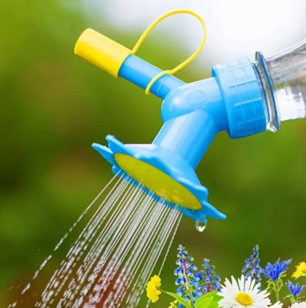 Bottle Cap Sprinkler Dual Head Bottle Watering Nozzle Mix color