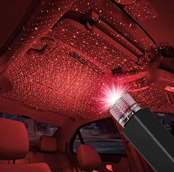 USB Star Night Car Ceiling Projector Laser Lights