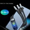 Super Fast 3 in 1 Charging Cable 100w