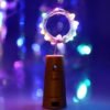 Wine Bottle Bottle Cork String Light Multicolor LED Copper Wire Battery Operated (Multicolor Light / 1 Pc)