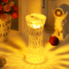 Crystal Table Lamp Decorative Acrylic Night Light For Home