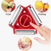 3 in1 Multi Function Rotary Round Vegetable Peeler (Assorted color)