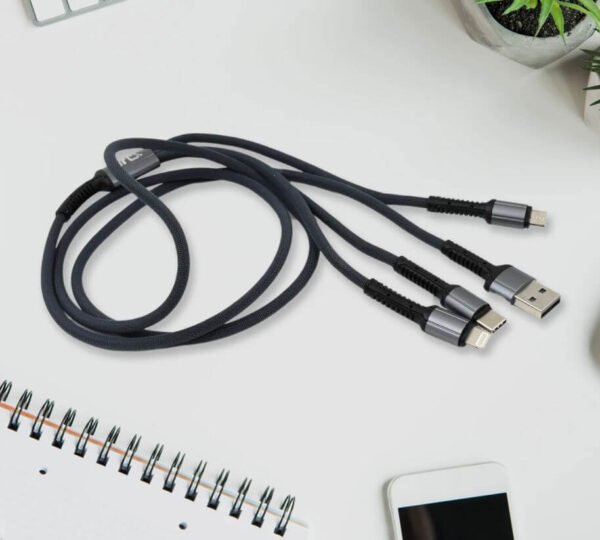 Multi purpose 3 in 1 Super Fast Charging Cable