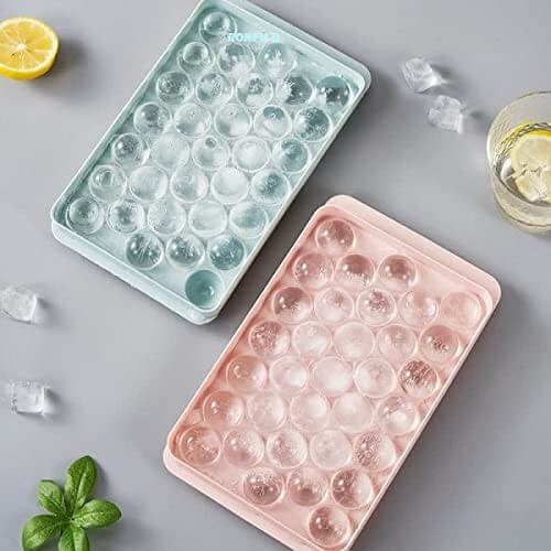Cavity Mini RoundPlastic Reusable Round Ice Cube Trays